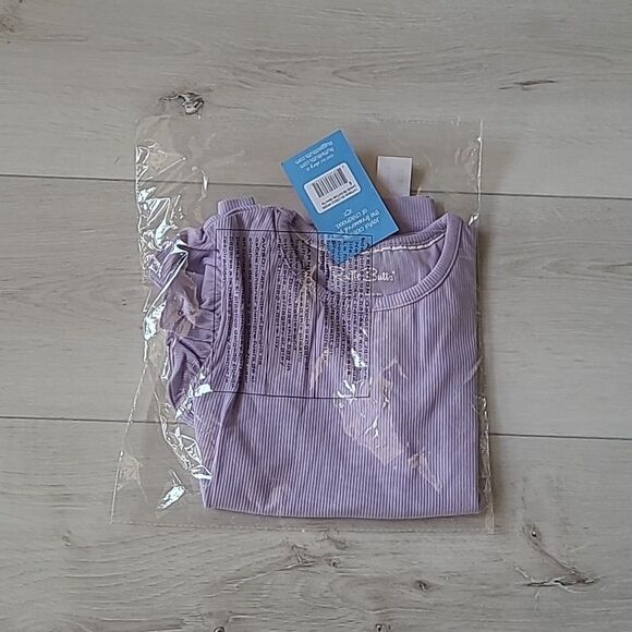 Ruffle butts Rib Knit Flutter Sleeve Top kids‎ Size 6 NWT in packaging - Picture 3 of 6